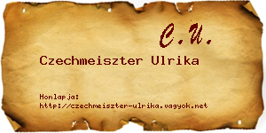 Czechmeiszter Ulrika névjegykártya